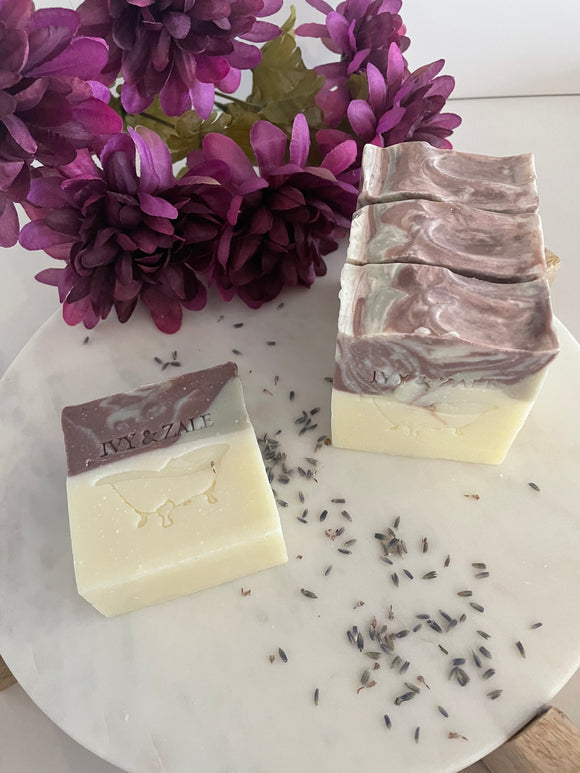 Lavender Eucalytpus natural  soap natural ingredients 